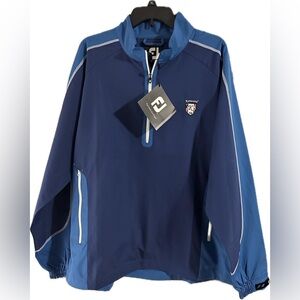NWT FootJoy Golf Long-Sleeved Quarter-Zip Sport Windshirt, zippered pockets
